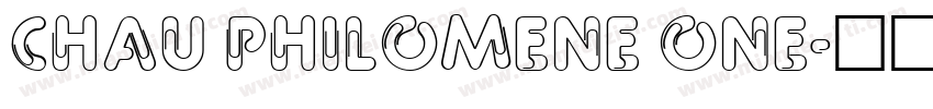 Chau Philomene One字体转换